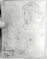 A 069 verso
<br/>
Vrouw met kind op schoot (Madonna en Kind?)
<br/>
<em>Polidoro da Caravaggio (ca.1499-1543) - toegeschreven aan</em>